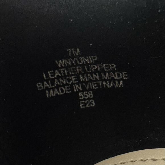 NINE WEST YUNIP 3 LEATHER ALMOND TOE BLOCK HEELS‎ IN BLACK NWOB WOMEN'S SIZE 7M - Picture 12 of 15